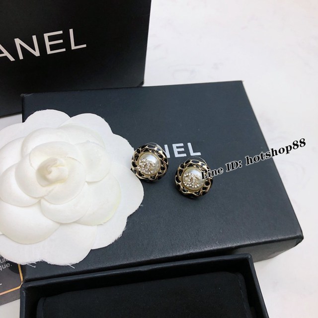 Chanel專櫃新款飾品耳環 香奈兒小香耳釘 zgb1507